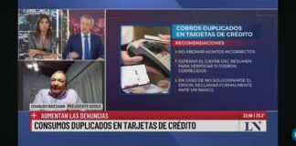 Consumos duplicados en tarjetas de crédito