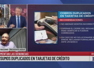 Consumos duplicados en tarjetas de crédito